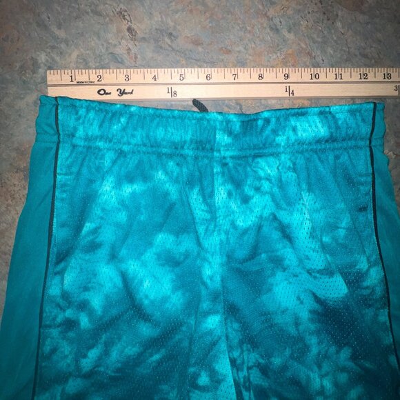 DSG Boy's  Basketball Shorts, Large, Tie-Dye Teal Mesh‎ - Picture 3 of 9
